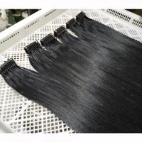 2020 Neue 6D-1 Haarverlängerung Natürliche Schwarz Pre Bond I Tipp Haarverlängerung 200 stands 100g 100% Remy Human Hair Factory Outlet 14-28inch