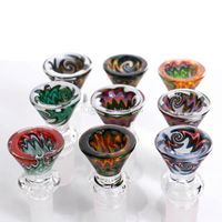 Smoking Glass Bowls Glass 18mm 14mm Male Bowl Piece For Wate...