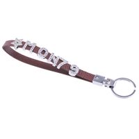 Retail ! Custom Leather Keyring Car Licence Numbers Keychain...