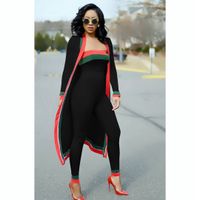 2019 Spring Summer Red And Green Strape Stitching Wrapped Ch...