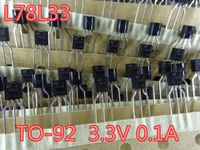 50PCS / LOT TRIODE Transistor L78L33ABZ-AP L78L33A till-92 3.3V 0.1A Spänningsregulator