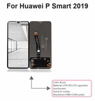 Display móvel para a tela LCD Huawei P Smart Plus 2019 com o conjunto do digitador de toque