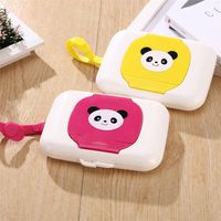 Outdoor Travel Wet Paper Towel Container Eco-friendly Clutch and Clean Wipes For Baby Skin Care Tissue Paper Storage Box Holder