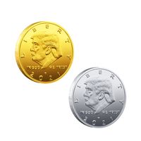 2021 도널드 트럼프 기념 동전 미국의 일반 선거 대통령 동전은 미국의 대 금속 배지 공예 컬렉션을 유지