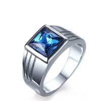 Anelli per uomo in acciaio inox moda semplice colore anello gioielli in acciaio inossidabile regalo per ragazzi uomini J269