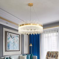 Luxury led Pendant Light Post Modern Crystal Lamp Nordic Sim...