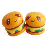 Squishy Slow Rising Pu Espremer Pão Fresco Simulação Hamburger Forma Design Squishies Jumbo Descompressão Brinquedos de Alta Qualidade