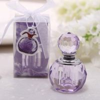 Moda Mini 3ML di cristallo della bottiglia di profumo vuota oli essenziali di caso per Lady bambino doccia favori di nozze regali ZA1359
