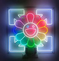 NEON SIGN20*20 inches Sun Flower tube Neon Light Sign Home B...