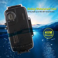 40m / 130ft Casos de telefone à prova d'água para Huawei P20 Pro Mading Habitação Foto Vídeo Taking Subaquático Capa Ao Ar Livre Esportes