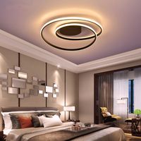 Modern LED-ljuskronor Light Living Room Bedroom Dimmable Lampor Ytmonterad Lights Deco AC 85-265V Armatur Direktförsäljning