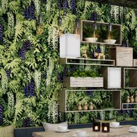concepteur papier peint feuille gaufrée mur imperméable et design de fleurs pour la maison de décoration intérieure amovible matériau en vinyle PVC