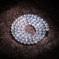 Iced Out Chains 6mm Hip Hop Designer Luxury Jewelry Mens Colar do diamante de Bling Tênis Cadeia encantos Hiphop Fazer a ligação Rapper Moda Ouro Prata