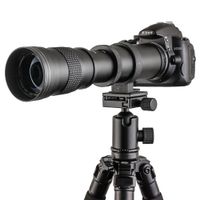 420-800 mm F / 8,3-16 Super-Teleobjektiv Manuelle Zoomlinse + T2 Adaper-Ring für Canon 5D / 6D / 60D Nikon Sony Pentax DSLR-Kameras
