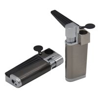 Two In One Smoking Pipe with Cigarette Flame Lighter Click N...
