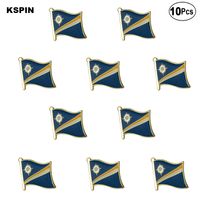 Marshall Flag Lapel Pin Flag badge Brooch Pins Badges 10Pcs a Lot