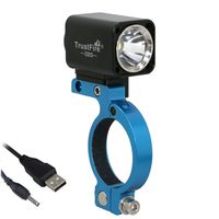 7 LED Blue Silicone Bicycle Frog Lamp Warning Rear Front Lights