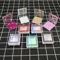 Atacado 3D Casos cílios postiços Caixas Mink cílios embalagens vazias Lash Caso Bling Glitter pestana Box sem cílios
