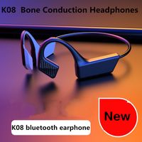 2020 New K08 TWS Kopfhörer mit Knochenleitung Kopfhörer Bluetooth Kopfhörer-drahtloses Blutooth Kopfhörer Sports wasserdichte Earbuds