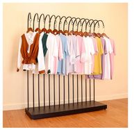 Exhibition rack iron art clothing racks Commercial Furniture...