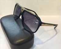 상자와 증거 태양 안경 레트로 빈티지 남성 선글라스 명품 Sunglasse 빛나는 골드 프레임 여성 선글라스 최고 품질
