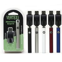 Scheitelbatterie Vorwärmbatterien LO variable Spannung für 510 Thread Vape-Stift-Kits und E-Zigarette 350mAh