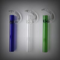 Lo nuevo colorido Pyrex de cristal Mini Bong fumadores Filtro Tubo Handpipe plataformas petrolíferas portátil Holder diseño innovador Boquilla de alta calidad de DHL