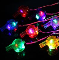 Barracas de rua Fonte de luz Flash Whistle Bar Party Atmosfera fornece brinquedos luminosos de apito luminoso