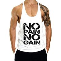 Gyms Brand Stringers Mens Tank Tops Stick Shirt TankTops Bodybuilding e fitness Gyms da uomo Singlets Allenamento Abbigliamento