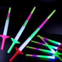 Rainbow Rgb Tube Light Stick Flashing Foam Glow Sticks For