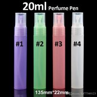 Tamax PF0013-20 Boş Plastik Parfüm Şişesi Buzlu 20 ml Parfüm Kalem Doldurulabilir PP Parfüm Şişeleri Seyahat Mist Sprey Şişesi