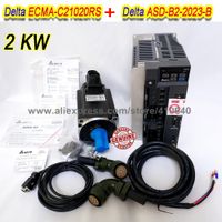 Set Sales Delta 2000 W Servo Motor ECMA- C21020RS And Servo D...