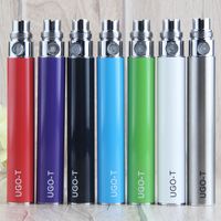 UGO-T Vape Pen Preheating Battery 650mAh 900mAh 1100mAh Vaporizer Battery Rechargeable Batteries Bottom Charge With Micro USB Cable 510 Ato