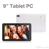 Dört çekirdekli 9 inç A33 Tablet PC ile Bluetooth Flaş 512MB RAM 8GB ROM Allwinner A33 Andriod 4.4 1.5ghz