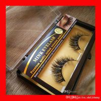 Mink False Eyelashes makeup 100% Real Natural Thick Fake Eye...