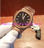 Новая версия Luxury Watch 5711 / 1R-001 18K розовое золото белый циферблат 316L стальной браслет 40 мм автоматические мужские мужские часы