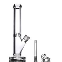 9mm Thick Glass Water Bong Hookahs Straight 18 14 12 inches ...