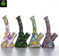 Silicone Bong 6. 4 Inch Beaker Base Water Pipes hotselling pr...