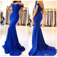 Off The Shoulder Trumpet Mermaid Prom Dress Sweetheart Neck ...