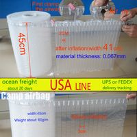 45CM Wide 300M roll ctn (3 or 4CM) Shipping to the USA about...