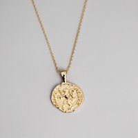 Leouerry 925 стерлингового серебро Нерегулярных монет ожерелья ручной работа Древнеримский лев помощь ожерелье для женщин Fine Jewelry