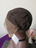 Bonnet de perruque en dentelle pour confectionner une perruque avec bretelles réglables et ligne de guidage Personnalisation des perruques Bonnet en dentelle suisse