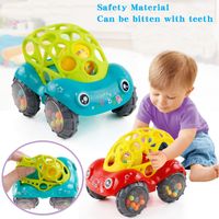 Mão Sinos coloridos do bebê brinquedos educativos chocalhos carro móvel para recém-nascidos Berços Crianças Rapazes Raparigas No-tóxicos um carrinho de criança