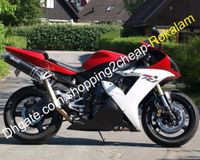 Per Yamaha Motorbike Shell YZF1000 YZF R1 YZF-R1 YZFR1 1000 02 03 2002 2003 Kit carenatura ABS rosso bianco nero (stampaggio a iniezione)
