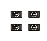 10st / set Ny bil Styling Små dekorativa Badge Hub Caps Ratt för OPEL OPC RENAULT Abarth Car Emblem Klistermärke