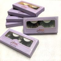 Großhandel 3D echte Nerz 25mm Grausamkeit freie Wimpern Natürliche lange handgefertigte Make-up Wimpern