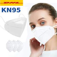 US Stockh! Snabb leverans Folding Face Mask med kvalificerad certifiering Anti-Dust Face Masks Partihandel Snabb Gratis frakt