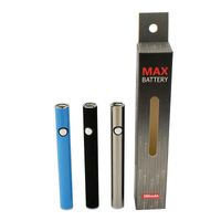 Tension de la variable de batterie Max Vape 350mAh avec chargeur USB E Stylos à cigarettes 510 Fil pour un réservoir d'huile épais