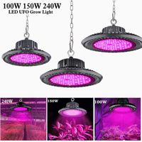 LED Grow Light,Waterproof UFO Full Spectrum Grow Lamp for Indoor Plants, Plant Grow Lamp Fixture for Vegetables, Seed Starting, Succulents