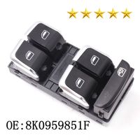 Wholesale Driver Side Electric Master Window Control Button Switches 8K0959851F For A4 S4 Q5 B8 Allroad A5 S5 8KD959851A Car Window Switch